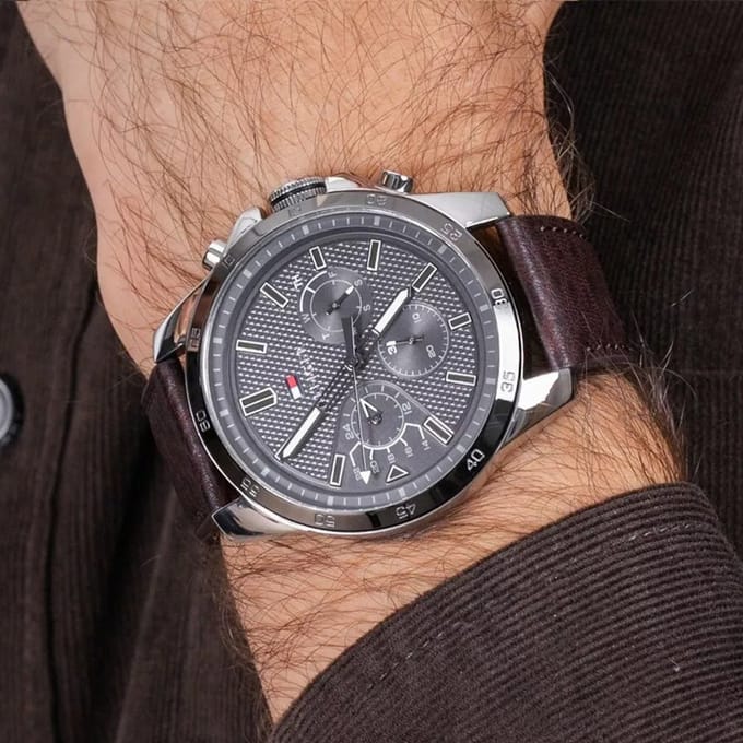 Tommy Hilfiger 1791562 Herenhorloge 46 bruin