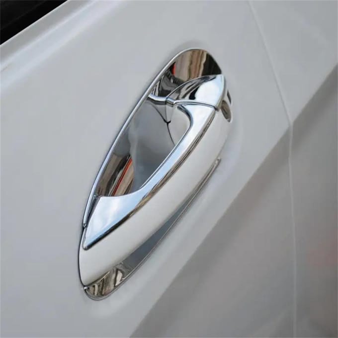 4 STUKS Chrome Deurklink Kom Cover Trim Voor Benz BCE GLK ML GL GLE GLS Klasse gray