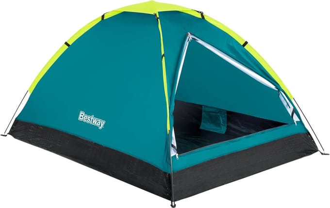 Compacte 2-Persoons Kampeertent met Snelle Installatie en Insectbescherming