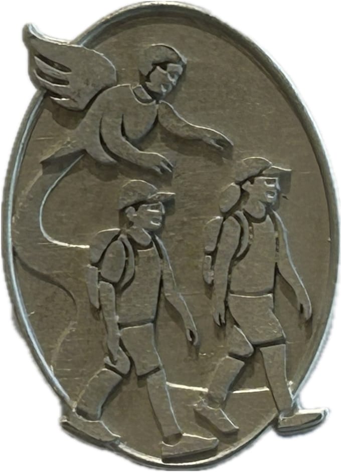 Pin / speld 4Daagse Nijmegen - Beschermengel wandelaars tin - Vierdaagse