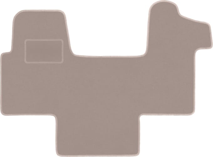 Beige velours matten voor: Renault Master II bestelbus (2010-)