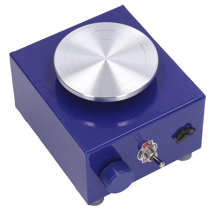 Mini Pottenbakkersschijf Heldere Kleur Compacte Structuur Eenvoudige Bediening Roestvrij Stabiel Zeer Duurzaam UK PLUG white