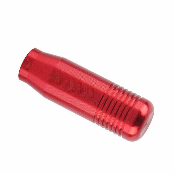 Pommeau de levier de vitesse manuel en alliage d'aluminium 8,5 cm pour Honda Red red