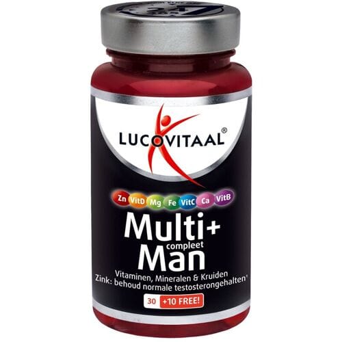 Lucovitaal Multivitamine Supplementen - Compleet Man - 40 Tabletten