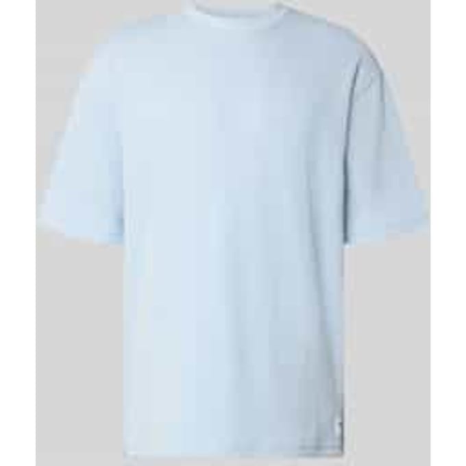 relaxed fit T-shirt van katoenmix model 'NUWAFFLE'