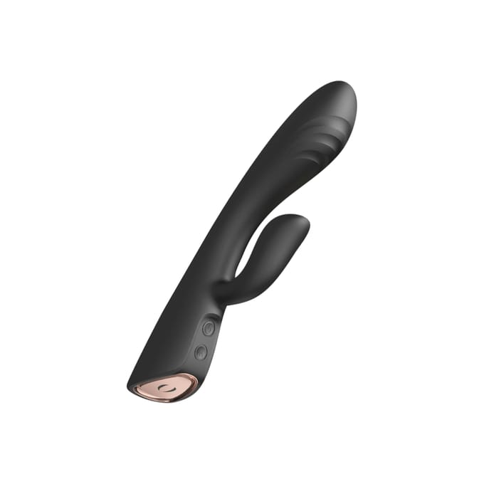 Dorcel - Flexi Rabbit - Verwarmde Tarzan Vibrator - Zwart