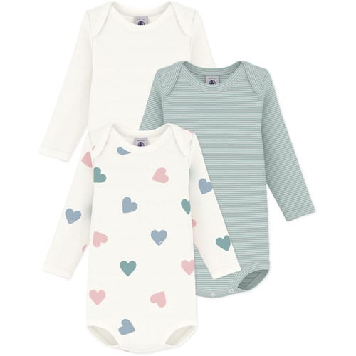Petit Bateau  Kinder bodies LOT BODIES X 3