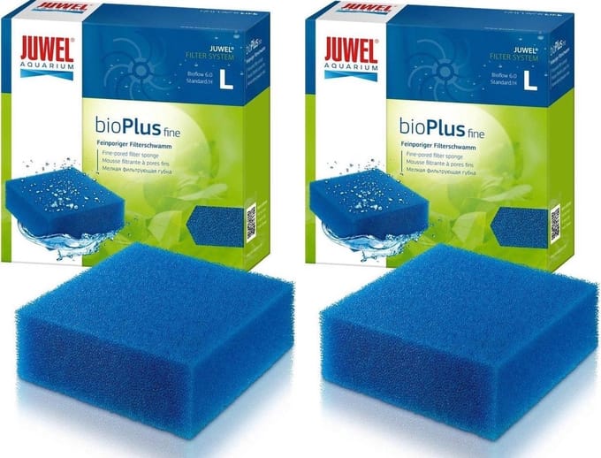 Juwel - Bioplus L grof - (Large) - Blauw - 2 stuks