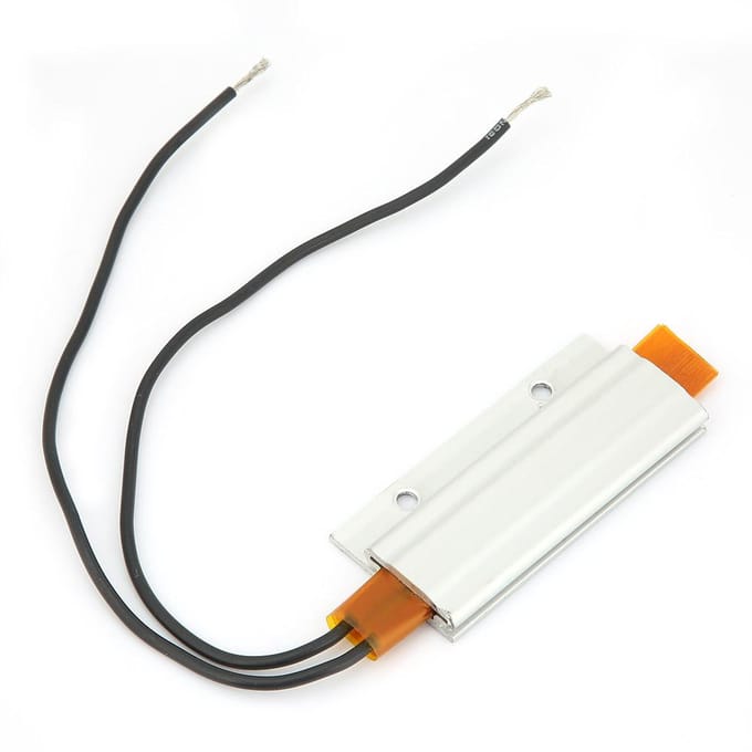 60*28*7mm Aluminium Behuizing PTC Verwarmingselement Plaat Thermostatische Verwarmer(12V60 celsius )