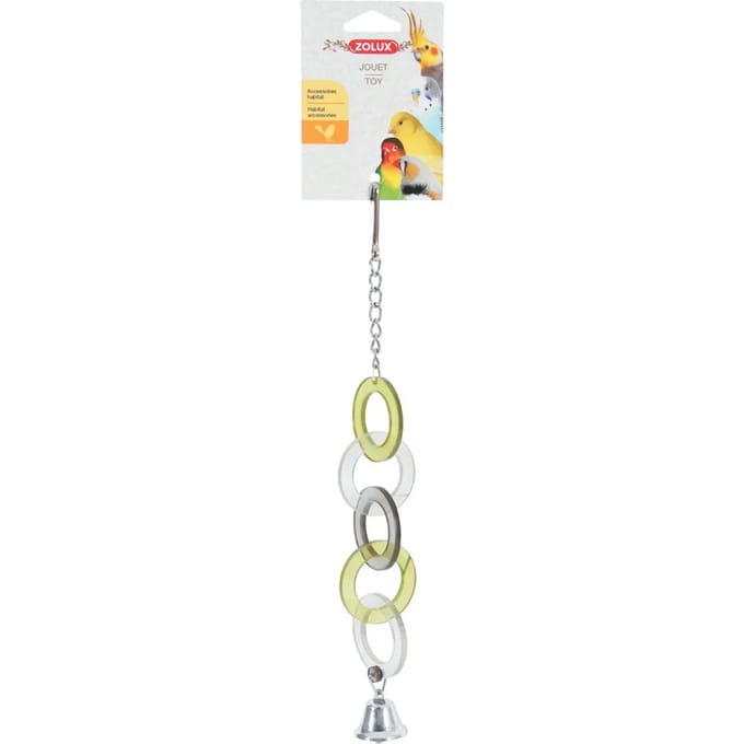 Ringspeeltje met bel voor vogels Zolux (x3)