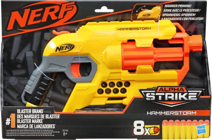 NERF Alpha Strike Hammerstorm - Geel