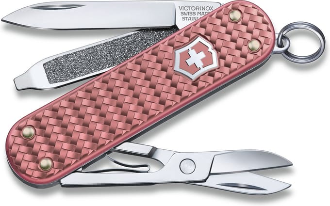 Victorinox Classic Precious Alox Zakmes - Gentle Rose - 5 Functies