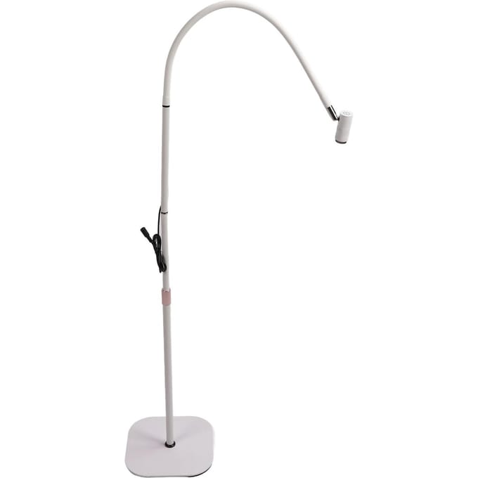 Wimperverlenging Lijmlamp 5 Helderheidsniveaus Hoogte Flexibele Zwanenhals Wimper Uithardende LED-lamp wit