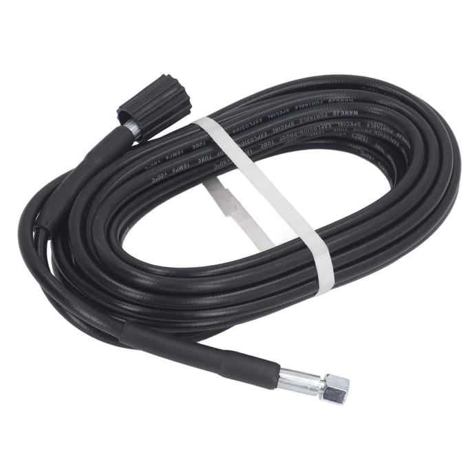 10m Hogedrukreinigerslang PVC Rubber Explosieveilige Slang Flexibele Waterslang voor Autoreiniging black
