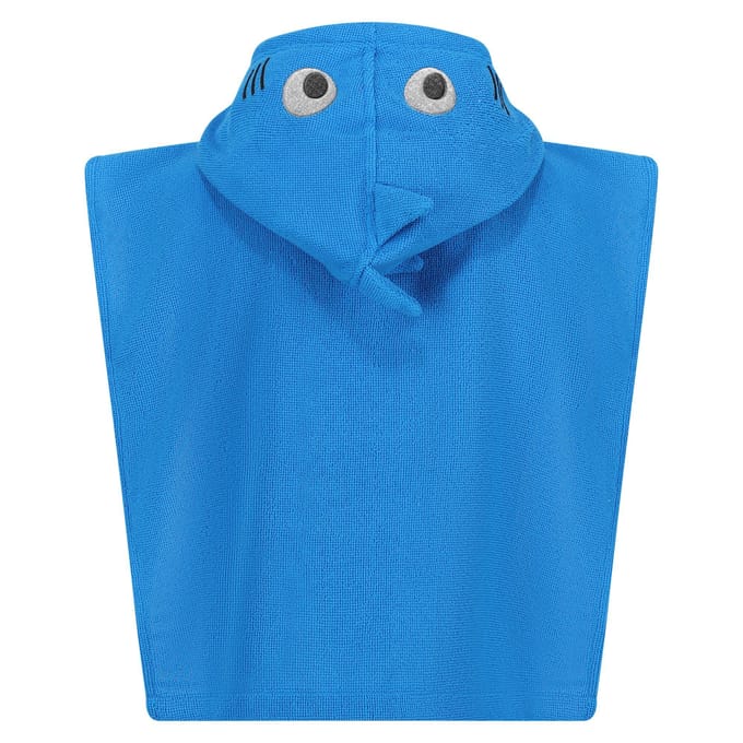 Regatta Handdoek met kap voor kinderen/Kinderen Bubbles De Haai (Hawaiiaans Blauw)