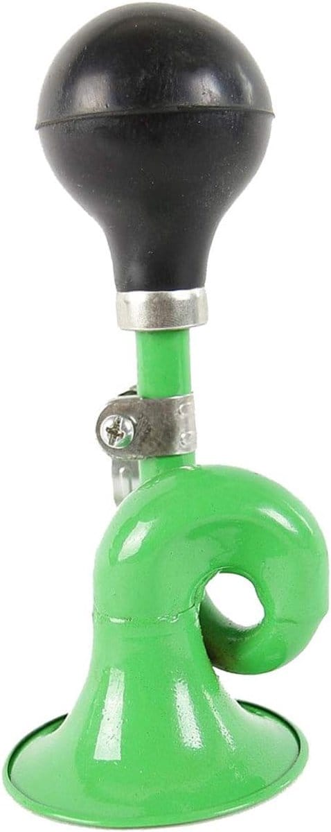 Groene Fietsbel van Metaal - Fietstoeter met Schroefhouder