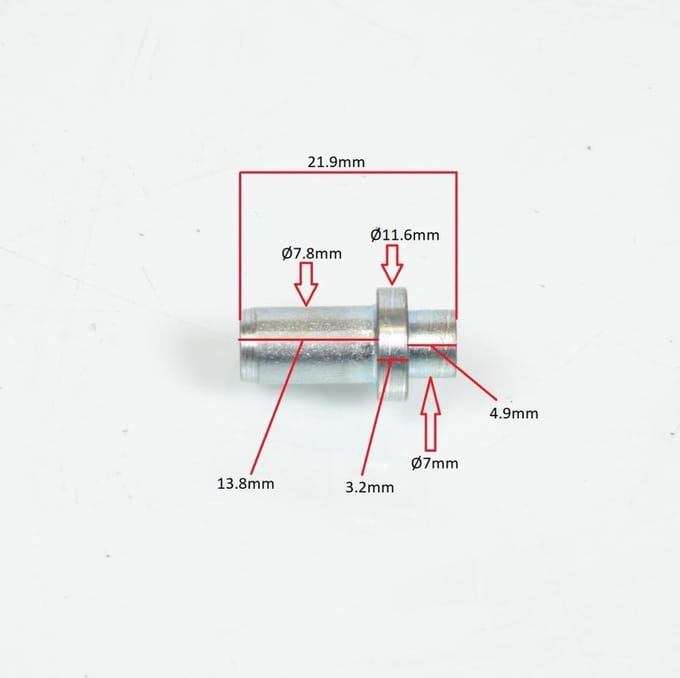 Boutjes en moeren RSM voor Bromfiets MBK 50 51 KANSAS Stift reparatie variateur Nieuw