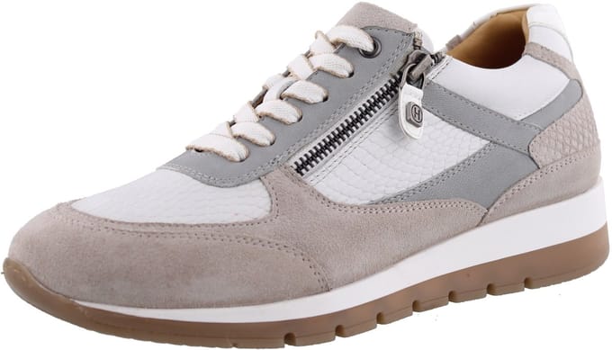 Helioform-249.004 0347-sneaker-dames-wit-lichtblauw-K maat 4.5 / 37.5