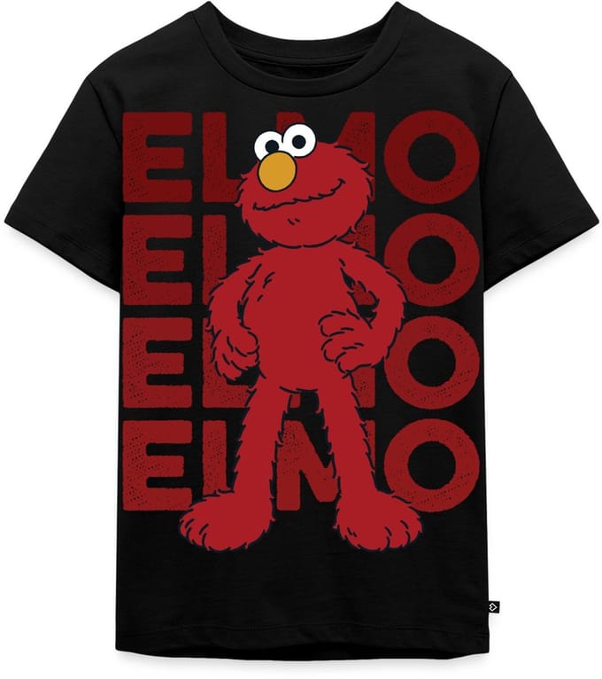 Sesamstraat Elmo Pose Premium T Shirt Kinderen
