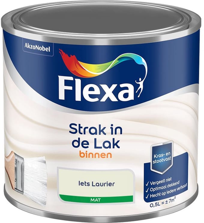 Flexa - Strak In De Lak Binnenlak Mat - Iets Laurier - Mengverf - 500 Ml
