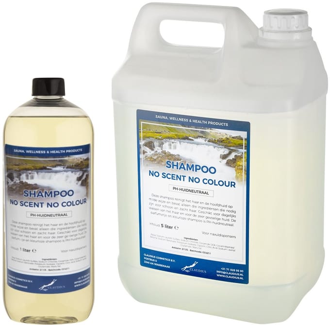 Shampoo No Scent No Colour - 1 liter + Jerrycan 5 liter