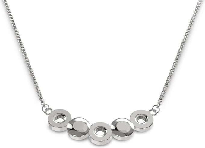 Melano Vivid Vina Ketting Zilver