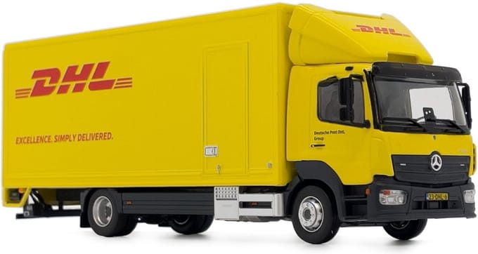 MarGe Models Mercedes-Benz Atego truck DHL, schaal 1 op 50