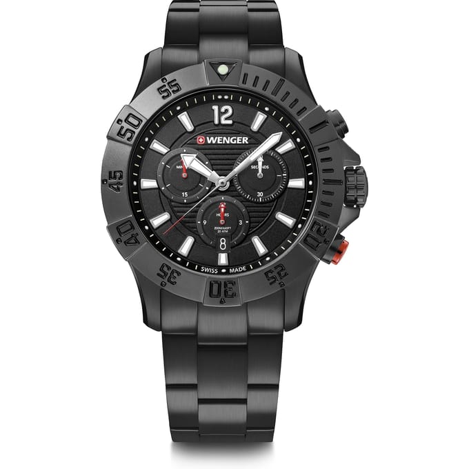 Wenger 01.0643.121 SeaForce Chrono - Zwitserse GiftSet zilver