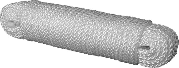Gevlochten Koord – 20 meter – 4mm - Wit – Touw - Bundel