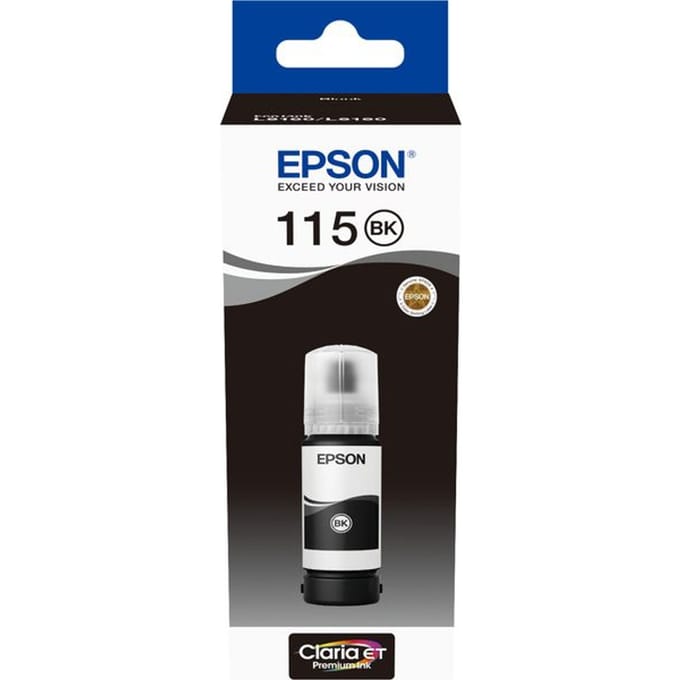 Epson 115 inktfles pigment zwart (origineel)