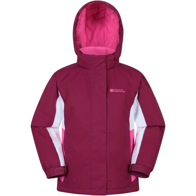 Mountain Warehouse Honing ski-jas voor kinderen (Druif)