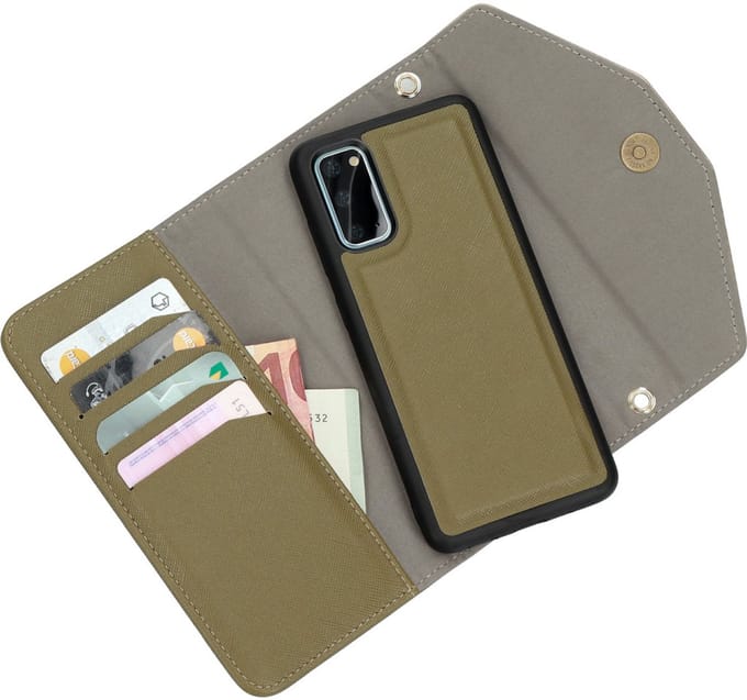Casetastic Clutch Samsung Galaxy S20 - Goud/Green