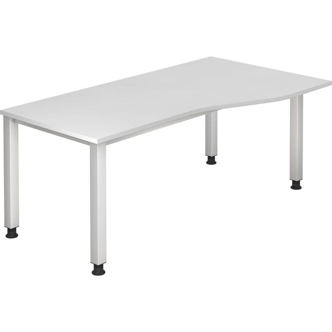 QUEO 18 S | Bureau - Wit 180 x 100 Tafelhoogte I In hoogte verstelbaar