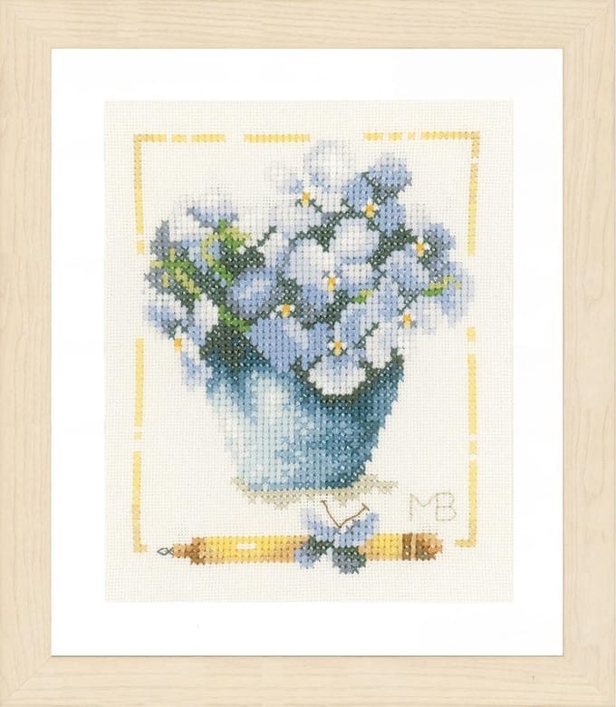 Telpakket kit Pot met hortensia  - Lanarte - PN-0007977