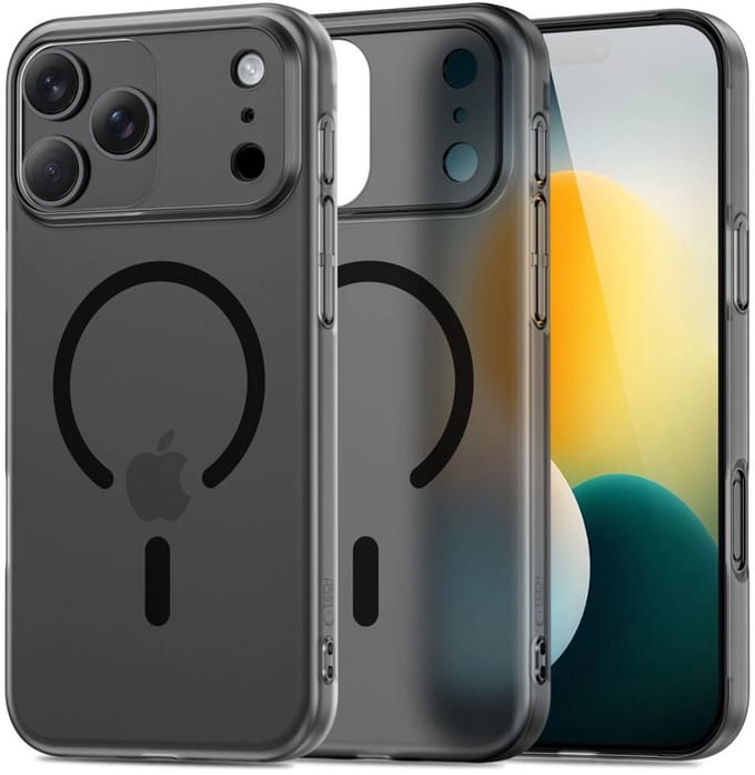 Tech-Protect MagSlim MagSafe Case for iPhone 17 Pro Max - Matte Black