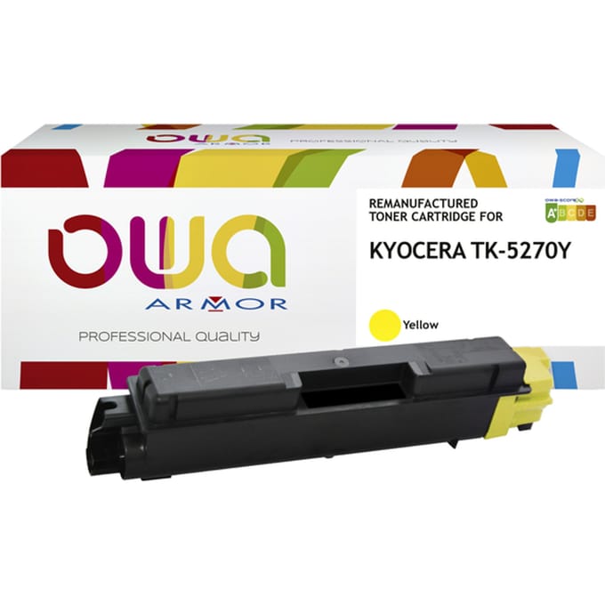 Toner OWA alternatief tbv Kyocera TK-5270Y geel