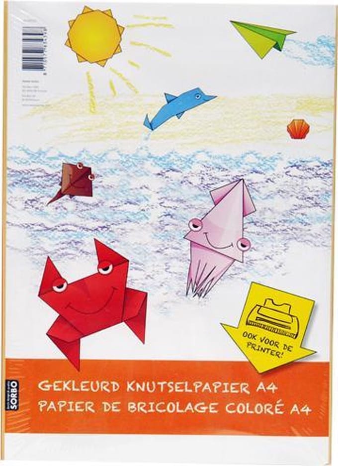Gekleurd Knutselpapier Sorbo 100 vel A4