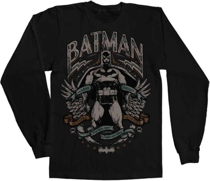 DC Comics Batman Longsleeve shirt -M- Dark Knight Crusader Zwart