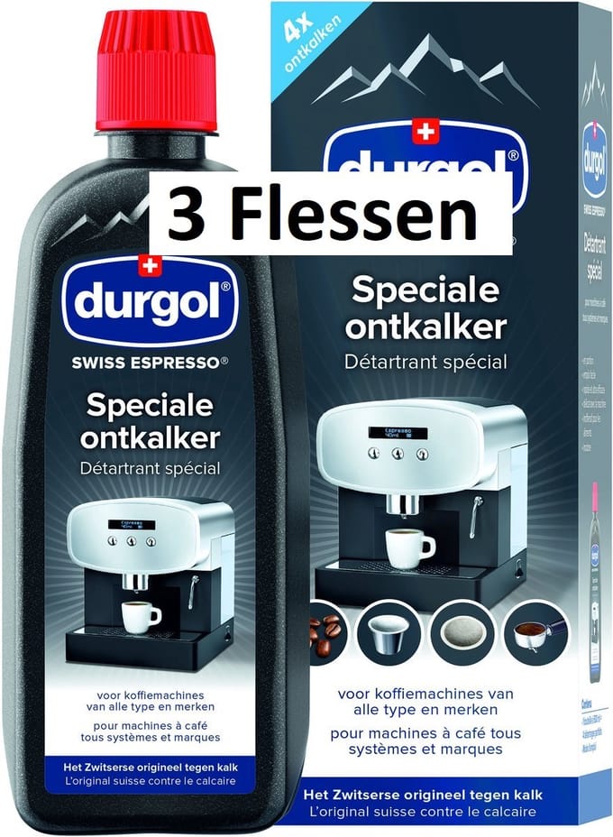 3x Durgol - Koffiemachineontkalker - 500 ml