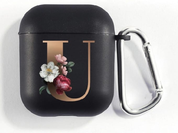 Hidzo Hoes Voor Apple's Airpods - Letter U
