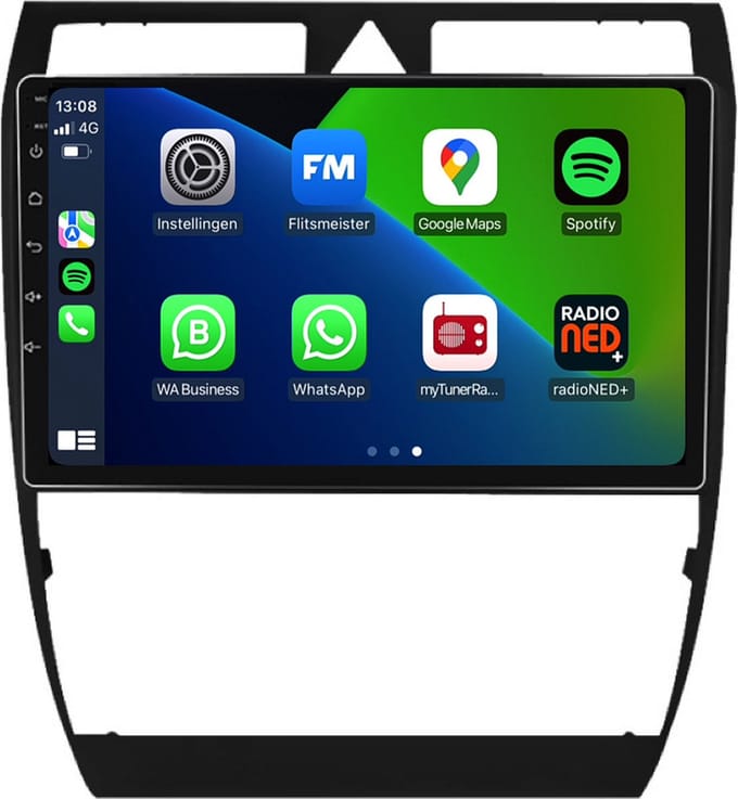 Carplay autoradio voor Audi A6 S6 RS6 Allroad | 1999 t/m 2004 | Android 13 | Draadloos Apple Carplay & Android auto | 2GB + 32GB | 8-Core processor | Davilon | 2025 model | 1999 2000 2001 2002 2003 2004 | Bluetooth & Wifi