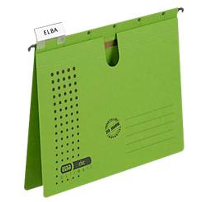 ELBA chic® ULTIMATE, Hangsnelhechters, A4, groen, 25 stuks