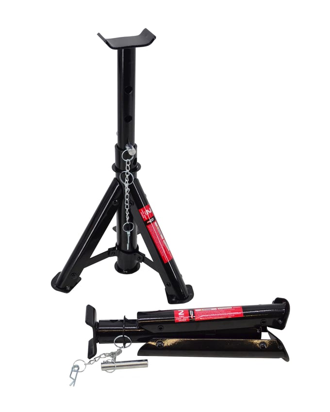 Awtools AW20019 - Samenvouwbare Autostandaarden - 2000 kg - 270-365 mm - Stalen Constructie