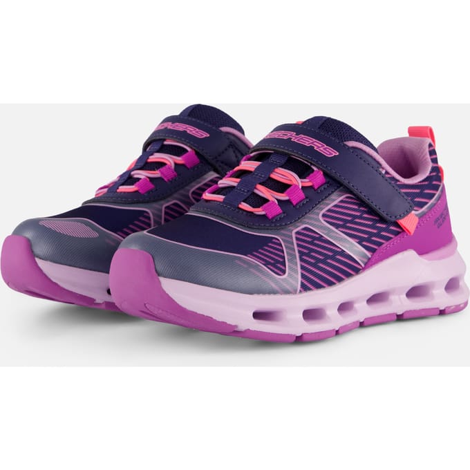 Skechers GLIDE-STEP + - SPRINT LINES Meisjes Instappers - Donkerblauw / Multi