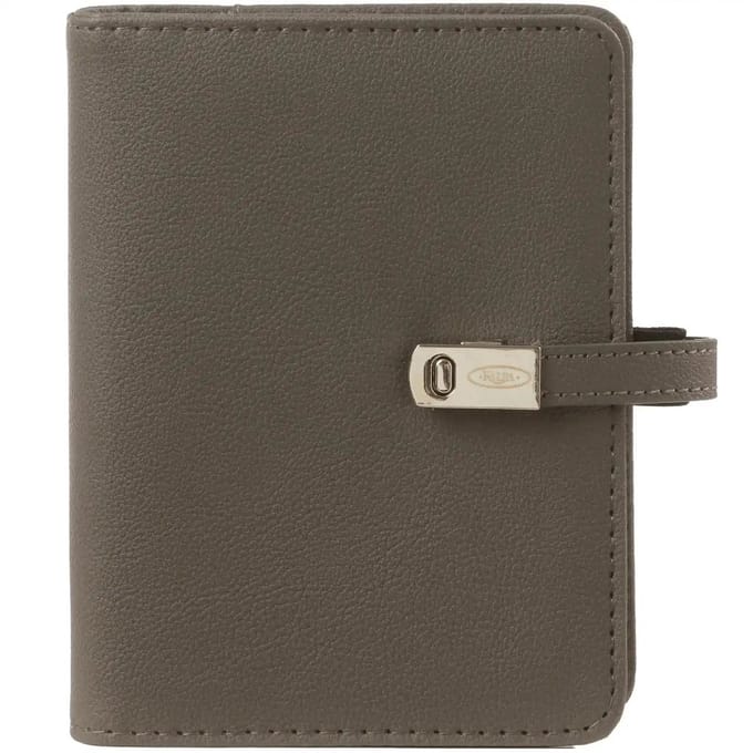 1311-17 Pocket Ringagenda Organizer Grijs 1 week per 2 paginas 2026-2027-2028