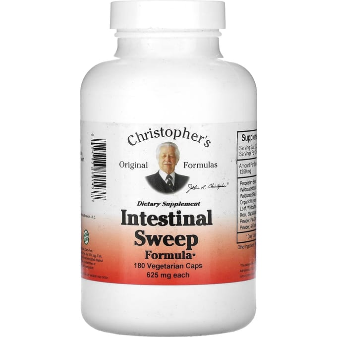 Christopher's Original Formulas, Colon Cleansing Formula, 625 mg, 180 vegetarische capsules