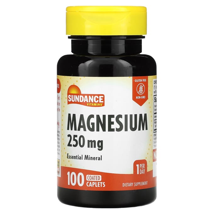 Magnésium, 250 mg, Comprimés enrobés 100 comprimés