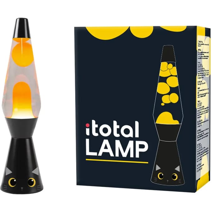 i-total - Lava Lamp Zwarte Kat