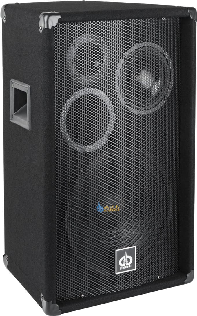 Dibeisi Q1001 - Professionele Podiumluidspreker - 400W - Drieweg Systeem - 10 inch Bas