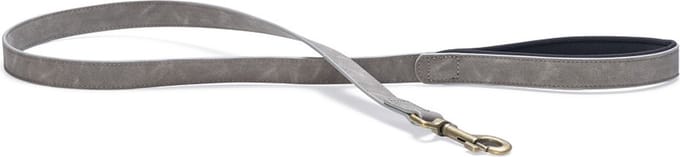Beeztees Balacron Ax Hondenriem Kunstleer - Grijs - 100 cm x 25 mm